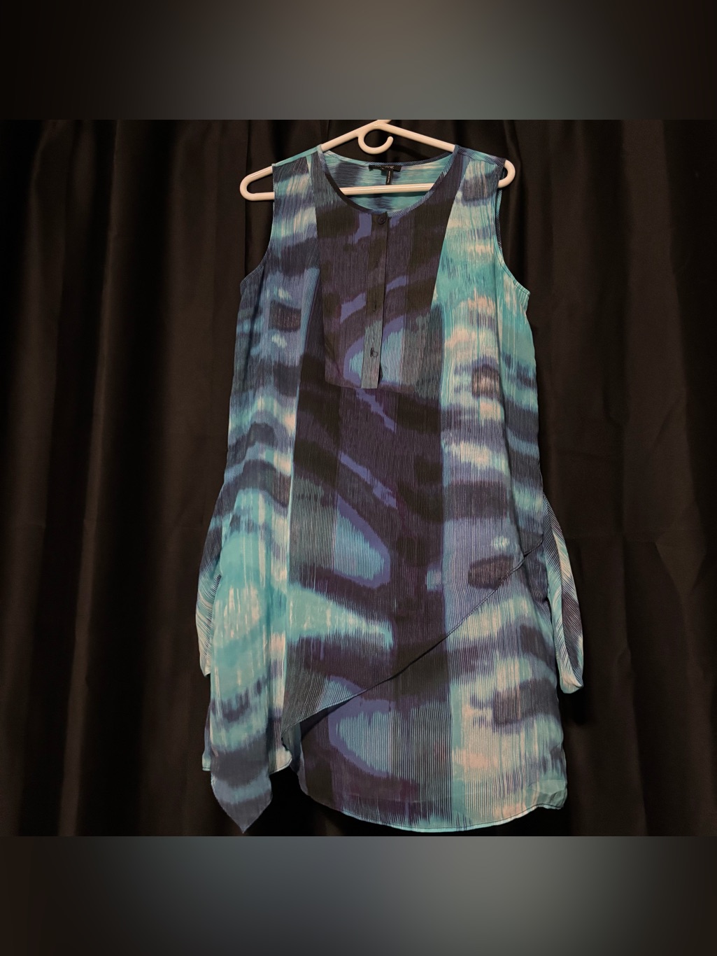 5 For $25 Nic And Zoe Blue Blouse With Pockets